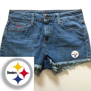 NFL Steelers Jean Shorts